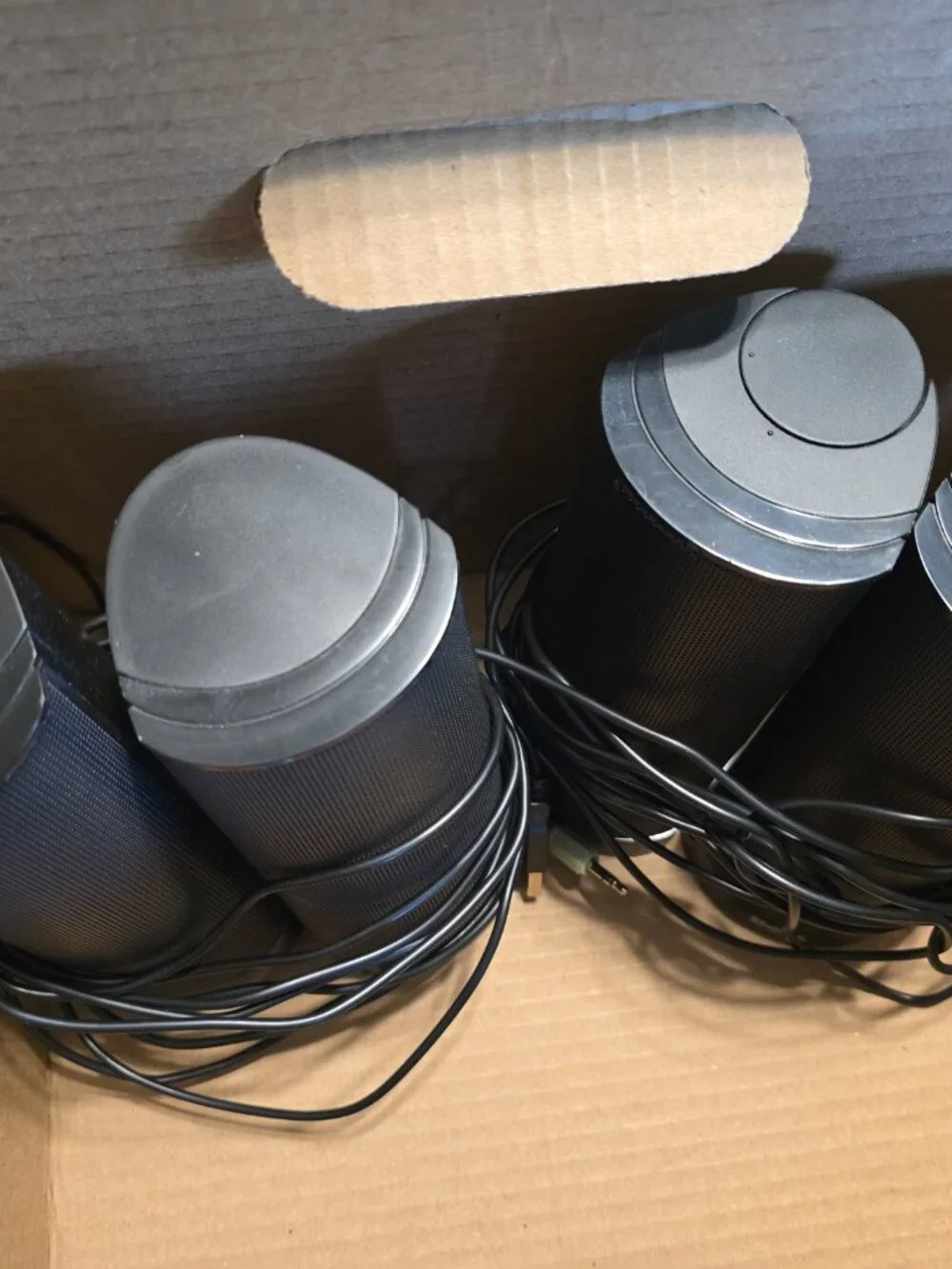 Dell USB or AV Plug Desktop Computer Speakers Lot Of 4 Twin Pair Multimedia PC A